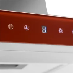 Bon Vivant Rouge Dunstabzugshaube Umluftset Aktivkohlefilter Rot -Küchenzubehör Verkaufsgeschäft 60002232 yy 0005 detail Klarstein Bon Vivant Rouge Dunstabzugshaube