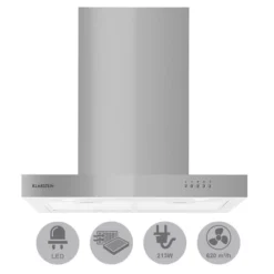 Zarah Dunstabzugshaube 60cm Umluftset 620 M³/h Aktivkohlefilter 11 Zarah Dunstabzugshaube 60cm Umluftset 620 M³/h Aktivkohlefilter -Küchenzubehör Verkaufsgeschäft 60002280 yy 0005 titel Klarstein Zarah Dunstabzugshaube