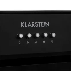 Zola Dunstabzugshaube Umluftset 90cm 635m³/h Aktivkohlefilter Schwarz -Küchenzubehör Verkaufsgeschäft 60002282 yy 0007 detail Klarstein Zola 90 Dunstabzugshaube