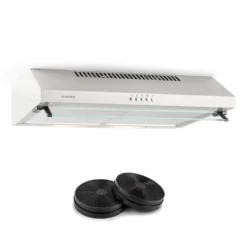Purista Dunstabzugshaube Umluftset 60cm 190 M³/h 2 Aktivkohlefilter