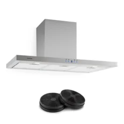 Limelight Dunstabzugshaube Umluftset 90cm 620 M³/h 2 Aktivkohlefilter