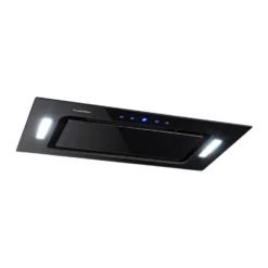 HEKTOR Dunstabzugshaube Beleuchtung Aluminium-Filter Timer Schwarz 16 HEKTOR Dunstabzugshaube Beleuchtung Aluminium-Filter Timer Schwarz -Küchenzubehör Verkaufsgeschäft 60002314 yy 0005 front Klarstein HEKTOR SL Dunstabzugshaube schwarz