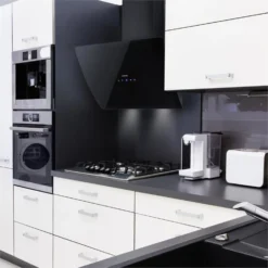 Annabelle 60 Dunstabzugshaube Umluftset 595 M³/h Touch-Armatur Schwarz -Küchenzubehör Verkaufsgeschäft 60002315 yy 0003 ambient Klarstein Annabelle 60 Dunstabzugshaube schwarz