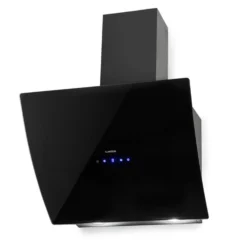 Annabelle 60 Dunstabzugshaube Umluftset 595 M³/h Touch-Armatur Schwarz -Küchenzubehör Verkaufsgeschäft 60002315 yy 0009 front Klarstein Annabelle 60 Dunstabzugshaube schwarz