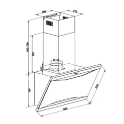 Masur Dunstabzugshaube Umluftset Tafelfront 650 M³/h Edelstahl -Küchenzubehör Verkaufsgeschäft 60002316 yy 0009 logo