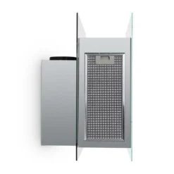 Karree Dunstabzugshaube Umluftset 60cm 640 M³/h LED Edelstahl Weiß -Küchenzubehör Verkaufsgeschäft 60002317 yy 0004 logo