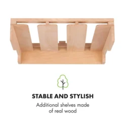 Barossa 77 Duo Weinkühlschrank-Set 2 Zonen 191L/77Fl. Weinglasregal -Küchenzubehör Verkaufsgeschäft 60002418 yy 0011 logo Klarstein Barossa 77D Weinglas Regal