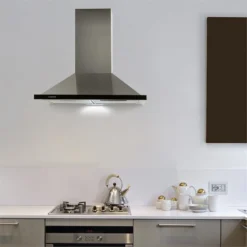 Kalahari Galina Einbau-Set Backofen + Abzugshaube 68Ltr 350 M³/h Schwarz Edelstahl 14 Kalahari Galina Einbau-Set Backofen + Abzugshaube 68Ltr 350 M³/h Schwarz Edelstahl -Küchenzubehör Verkaufsgeschäft 60002588 yy 0007 ambient Klarstein Galina Dunstabzugshaube Acrylglas