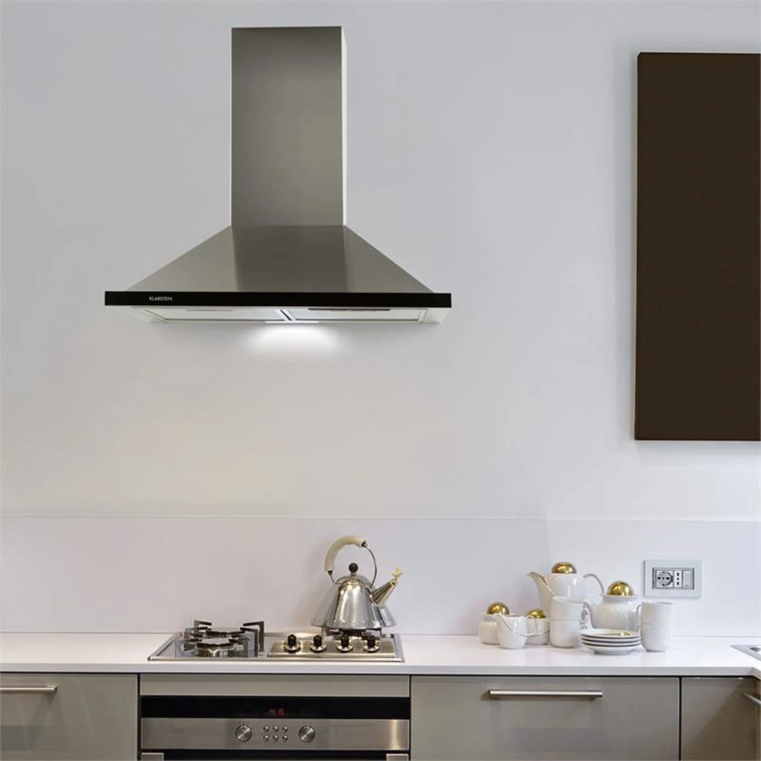 Kalahari Galina Einbau-Set Backofen + Abzugshaube 68Ltr 350 M³/h Schwarz Edelstahl 5 Kalahari Galina Einbau-Set Backofen + Abzugshaube 68Ltr 350 M³/h Schwarz Edelstahl – Bild 5