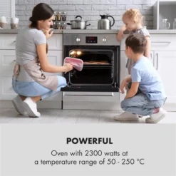 Kalahari Zelda Einbau-Set Backofen + Abzugshaube 68Ltr 620 M³/h Edelstahl -Küchenzubehör Verkaufsgeschäft 60002589 yy 0003 logo Klarstein Kalahari Elektrischer Einbaubackofen