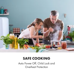 Delicatessa 60 Induktionskochfeld 4 Zonen 7000W Timer Weiß -Küchenzubehör Verkaufsgeschäft US 10033027 uk 0010 logo